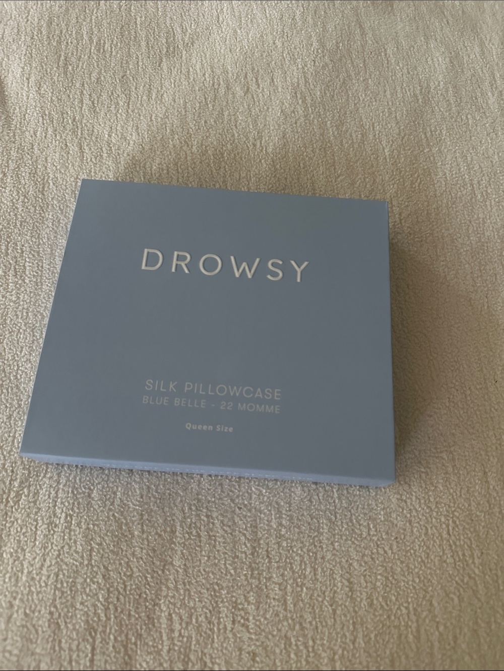 Drowsy Silk Pillowcase in Blue
